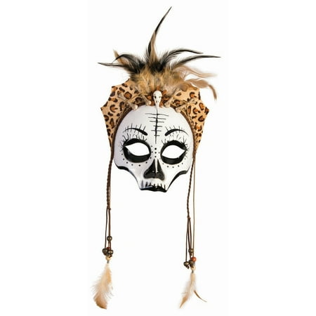 Halloween Voodoo Skull Mask - Female