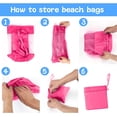 thumbnail image 3 of Bolsa para juguetes de playa (rojo rosa), 3 of 5