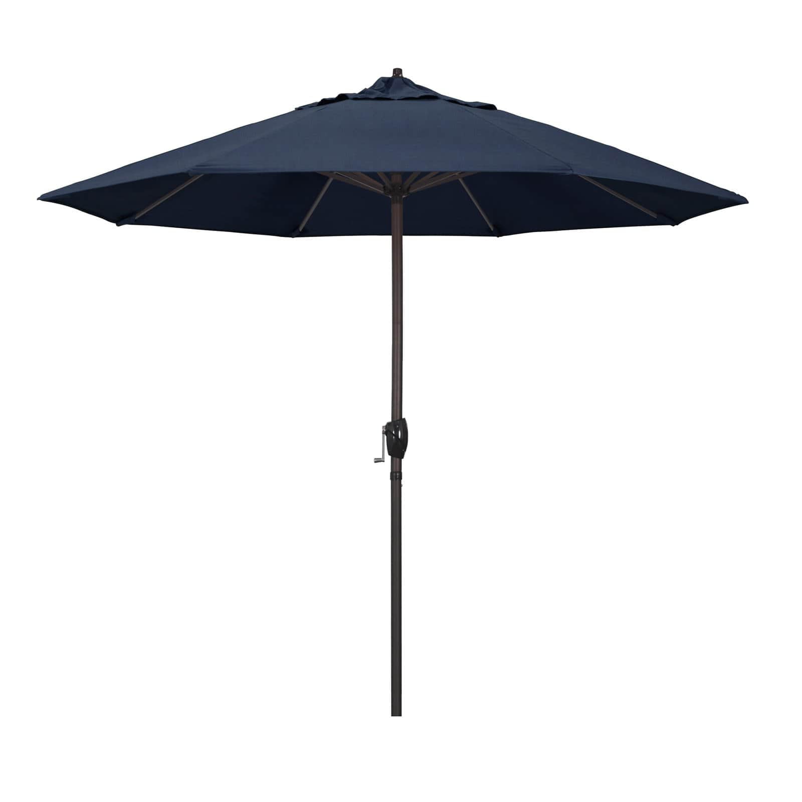 California Umbrella 9 Casa Sunbrella Tilt Crank Lift Patio Umbrella In Red Walmart Com Walmart Com