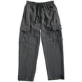thumbnail image 4 of Pro Club Men's Heavyweight Fleece Cargo Sweatpant, Charcoal, 4X-Large, 4 of 5