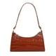 thumbnail image 1 of PU Alligator Pattern Underarm Bag Bolso de mano de color sólido para mujer (marrón claro), 1 of 6