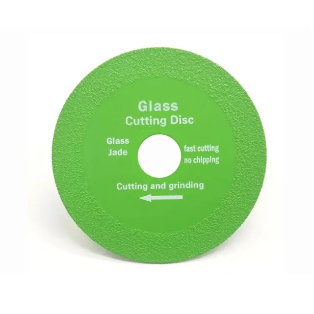 Disco de corte de vidrio para botellas de vino de cristal de jade, biselado de vidrio, 100 x 20 mm, disco de corte L9A4