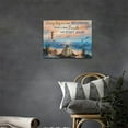 thumbnail image 6 of Sea Turtle Bathroom Decor Wall Art Beach Blue Ocean Lighthouse Inspirational Quotes Pictures Wall Decor Canvas Painting Prints Artwork Home Decorations Framed for Bedroom Office Kitchen 16"x12", 6 of 6