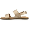 thumbnail image 3 of Journee Womens Lavine Multi Strap Flat Sandals, 3 of 9