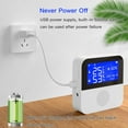 thumbnail image 5 of linyes Tuya Smart Home WIFI Temperature And Humidity Sensor Detection Alarm Meter Intelligent 2.9inches LCD Display USB Powered, 5 of 9