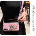 thumbnail image 4 of Crossbody Lanyard Quicksand space bear Case for Samsung Galaxy A04 A04E A04S A03 A03S A02S A02 A10 A20 A30 A50 A70 A10S A20S, 4 of 5
