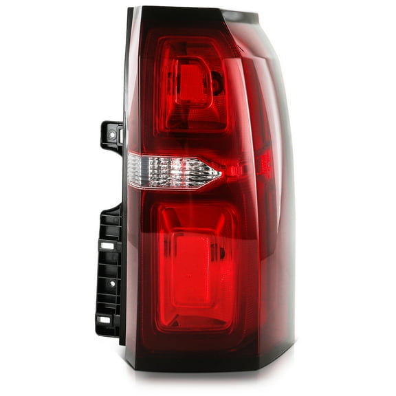 ECCPP Tail light Assembly Compatible For Chevrolet Suburban 2015-2020,For Chevrolet Tahoe 2015-2020 Passenger Side (Red Housing Clear Lens)