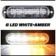 thumbnail image 3 of 3 uds 12-24v alto brillo de una sola fila 6led luz de advertencia de coche de carga camioneta de motocicleta reacondicionada luz de Flash explosiva decorativa luz estroboscópica, 3 of 4