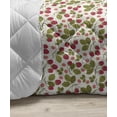 thumbnail image 3 of Floral Down Alternative Comforter, Blooming Daisies Spring Time Hand Drawn Scribbled Botany, Microfiber Quilt for All Season, 5 Sizes, Yellow Green Yellow, by Ambesonne, 3 of 3