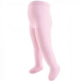 thumbnail image 4 of Touched by Nature Baby Girl Organic Cotton Tights, Cream Pink, 9-18 Months, 4 of 5
