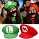 thumbnail image 1 of Gorro de dibujos animados de Super Mario Bros para niños y adultos, gorro de Cosplay de Luigi, juego clásico, figura de Anime, ropa divertida de Halloween, regalos de fiesta1121, 1 of 4