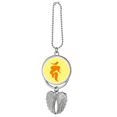 thumbnail image 1 of Culture   Ham Pattern Silver Wing Car Pendant Decoration, 1 of 4