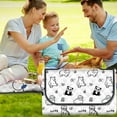 thumbnail image 4 of Yaoyar Outdoor Picnic Blanket 200*200cm Picnic Mat Extra Large Camping Blanket Beach Blanket Foldable Waterproof Sand Mat Hiking Travel Family Concerts, 4 of 8