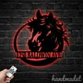 thumbnail image 4 of Handmadetneonsign Horse Head House Number Metal Wall Art LED Light - Personalized Sign Home Decor 58497, 4 of 5