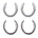 thumbnail image 4 of Herraduras para caballos, 4 herraduras de aleación de aluminio, herraduras construidas para durar, 4 of 8