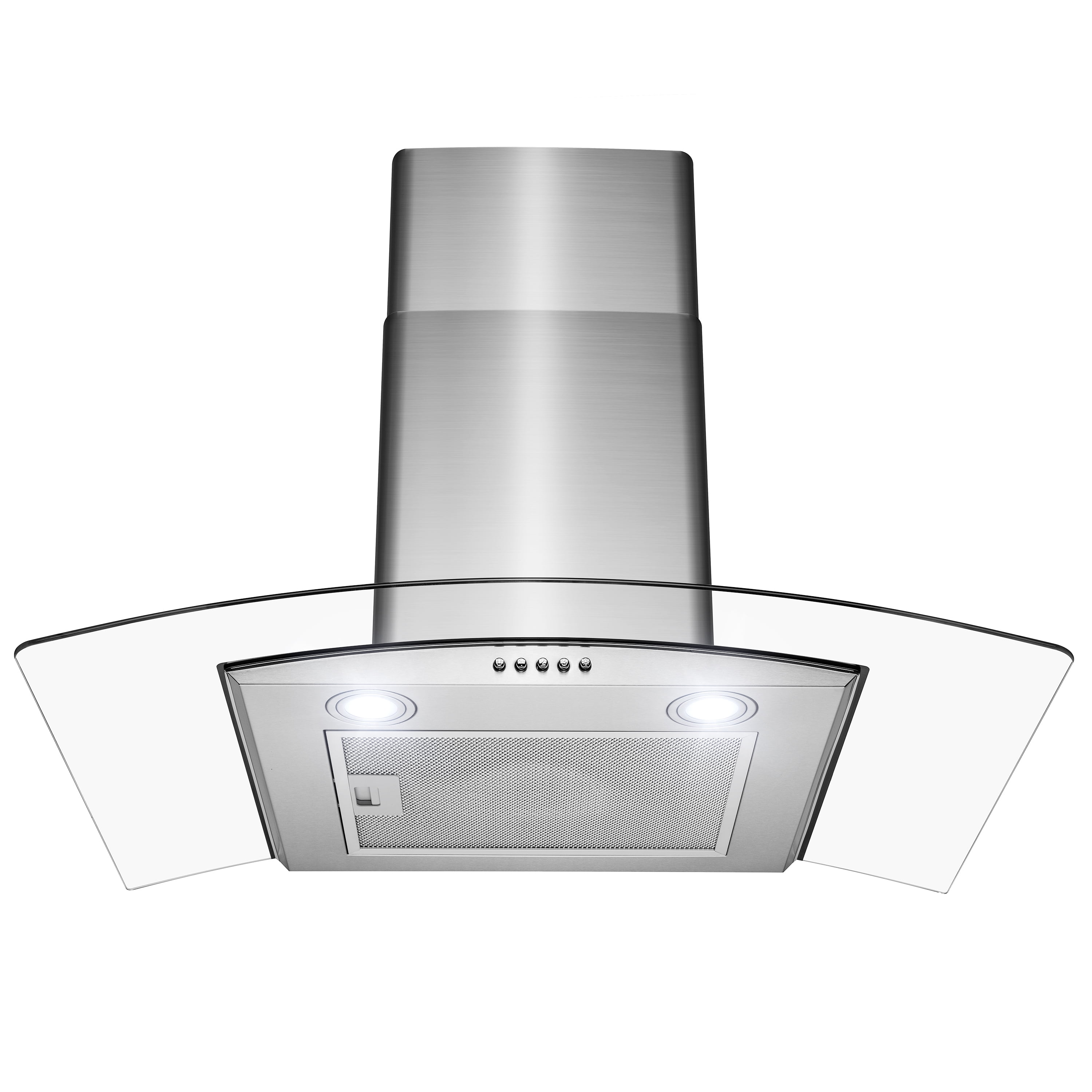 AKDY 30” Wall Mount Kitchen Range Hood 3 Speed Push Button Control