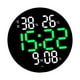 thumbnail image 1 of Reloj electrónico LED Reloj de pared circular digital para regalo de decoración Verde Gloria Reloj digital, 1 of 9