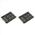 thumbnail image 1 of 2X SSD NVME M.2 2 en 1 y SSD B Key/ Key A SFF-8639 U.2 con Soporte de : Conserva el SSD MSATA Como Unidad de 7 mm y 2,5 Pulgadas, 1 of 5