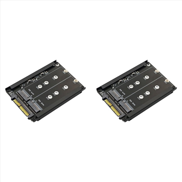 2X SSD NVME M.2 2 en 1 y SSD B Key/ Key A SFF-8639 U.2 con Soporte de : Conserva el SSD MSATA Como Unidad de 7 mm y 2,5 Pulgadas