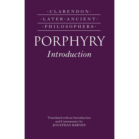 Clarendon Later Ancient Philosophers Porphyry Introduction, (Paperback)