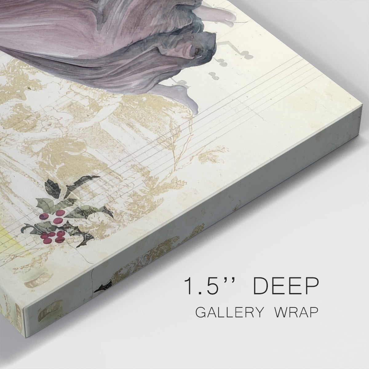 Christmas Greetings Collection B- Gallery Wrapped Canvas