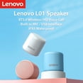 thumbnail image 3 of Reproductor de música Lenovo L01 BT5.0 Altavoz inalámbrico portátil 53,6 g Altavoz ligero con micrófono / USB / IPX5 Impermeable / Llamada de voz HD / Sonido estéreo de alta fidelidad / Altavoz de gra Lenovo Reproductor de música, 3 of 6