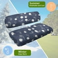 thumbnail image 6 of FUIALDOLG Breathable Universal Seat Covers for Ezgo Club Car Seats Golf Cart Golf Ball Print Front and Back Seat Cushion Cover Fit Like a Glove, Blue, 6 of 8