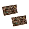 thumbnail image 1 of 1:12 Estante de Baratijas en Miniatura Estante de Cristal en Miniatura Casa de Muñecas Decoración en Miniatura Bandeja de Impresoras Miniatura Fácil de Usar, 1 of 5