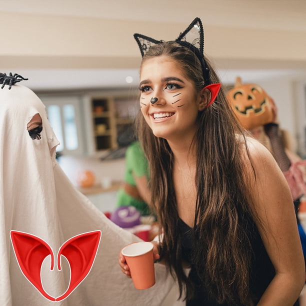 Fiudx Orejas de Ángel para Halloween, Accesorios de Cosplay Fáciles de Usar, Reutilizables y Personalizables, Perfectas para Fiestas de Disfraces, Bailes de Graduación y Sesiones de Fotos, 5 Opciones