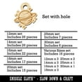 thumbnail image 2 of Saturn Planet with Rings and Stars Wood Mini Charms Shapes DIY Craft Jewelry - With Hole - 16mm (22pcs), 2 of 7
