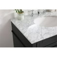 thumbnail image 4 of Elegant Decor Park Avenue 32" Solid Wood & Metal Single Bathroom Vanity in Black, 4 of 8