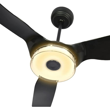 

60 Inch Indoor&Outdoor Ceiling Fan with Light and Remote Smart Ceiling Fan Compatible with App/Alexa/Google/Siri Low Profile Ceiling Fan with 10-Speed Reversible Quiet DC Motor ETL