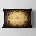 thumbnail image 2 of Designart 12" x 20" Yellow Polyester Throw Pillow, 2 of 5