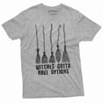thumbnail image 6 of Witches gotta have options Halloween T-shirt funny witch broom tee shirt unisex tee (3X-Large Military Green), 6 of 7