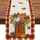 thumbnail image 5 of Mantel individual con diseño de hoja de arce, calabaza y pavo para el Día de Acción de Gracias, decoración para fiestas, 33 x 183 cm (13 x 72 pulgadas)., 5 of 6