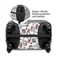 thumbnail image 4 of Balery Luggage Cover Christmas Elements Print Suitcase Covers for Luggage Elastic Washable Suitcase Protector Fits 18-32 Inch Luggage-Large, 4 of 9