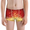 thumbnail image 5 of Yiaed Red Gold Glitter Print Boys' Boxer Briefs Cotton Casual Stretch Comfort Boys Boxers - Kids Boxer Briefs Underwear for Boys (6-18)-X-Large, 5 of 5