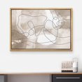 thumbnail image 3 of wall26 Framed Canvas Print Wall Art Pastel Grunge Geometric Line Art Sketch Abstract Shapes Illustrations Modern Art Decorative Bohemian Multicolor for Living Room, Bedroom, Office - 16"x24&quot, 3 of 5