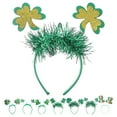thumbnail image 3 of Assortiment de 8 Serre-Têtes Trèfle Décoration de Fête, 3 of 7
