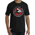 thumbnail image 2 of Mens Steamboat Willie T-Shirt - Life Preserver 1928 Classic Cartoon Shirt, Black Medium, 2 of 3