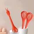 thumbnail image 4 of Naiovety Clip para batidor de huevos, utensilio de cocina, pinzas para repostería de tamaño compacto multicolor, pinzas para alimentos Cocina y Comedor Naranja, 4 of 6