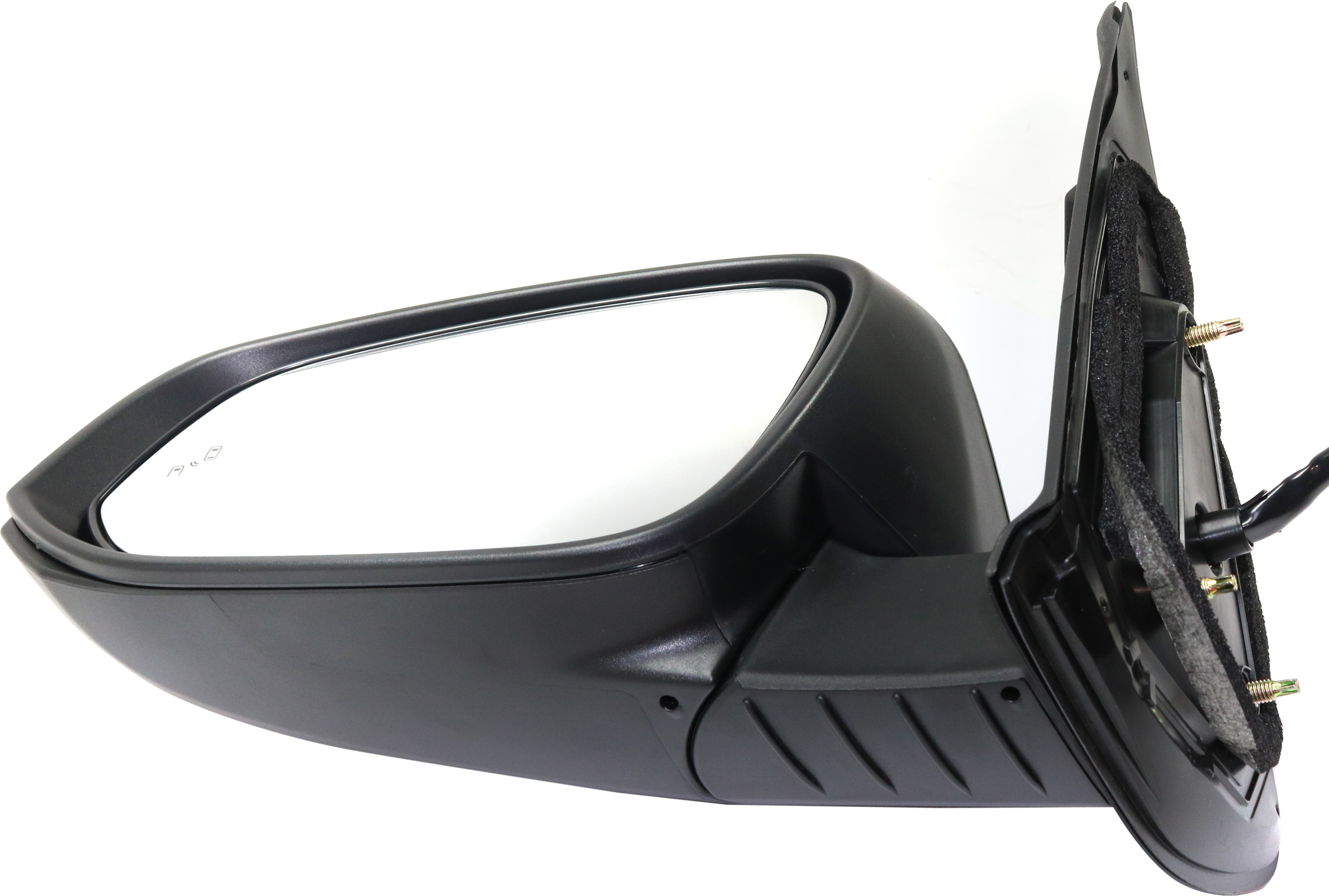 Mirror Compatible With 2016-2018 Toyota Tacoma Left Driver Side Heated w/ Blind Spot Detection in Glass In-housing Signal Light Paintable Kool-Vue