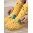 thumbnail image 3 of Women's Fleece Lined Winter Socks - Thermal Fuzzy & Cozy with Non-Skid Bottoms, 3 of 6
