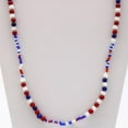 thumbnail image 4 of Mardi Gras Spot 27" Multi Color Glass Bead Necklace (Dozen), 4 of 4