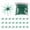Emerald Green, variant on Bombrooster 25-Pack Single Color Sea Urchin Bass Lures, Glitter PET Soft Baits for Drop Shot, Wacky Rig, Ned Rig, Sizes 1.5 / 2.75 / 3.5 / 4 in