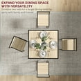 thumbnail image 6 of HOMCOM 3-Piece Industrial Dining Table Set for 2 Kitchen Table and Chairs, 6 of 9