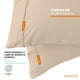 thumbnail image 4 of Dreamlab 2 Pack de Fundas de Almohada Premier 1800 Collection | Fundas de Almohada de Microfibra de Lujo de Doble Cepillado, Hipoalergénicas | 2 Piezas Tamaño King Size: 51 cm x 101 cm, Beige, 4 of 6