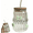 #04924260408006 Green, variant on Bubble Tea Glass Cup with Lid and Straw, 450ml Ribbed Tumbler with Bow or Rose, Reusable Boba Drinking Glass for Pearl Milk Tea