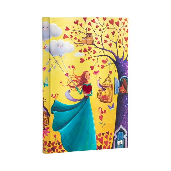 Paperblanks | Fall Foliage | Mila Marquis Collection | Hardcover | Midi | Lined | Elastic Band Closure | 144 Pg | 120 GSM (Diary)
