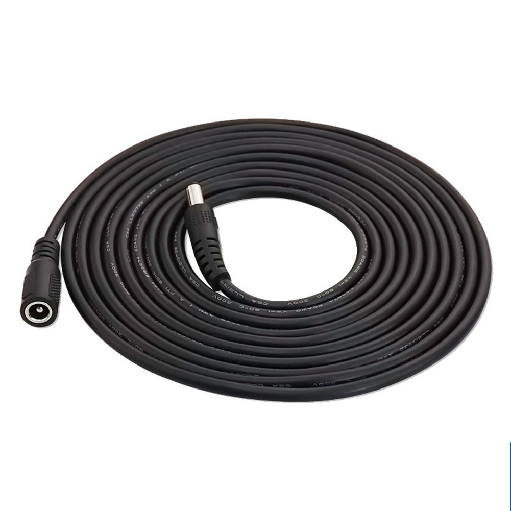 Suyin DC12v Power Extension Cord 5.5mm Male Female Connector for